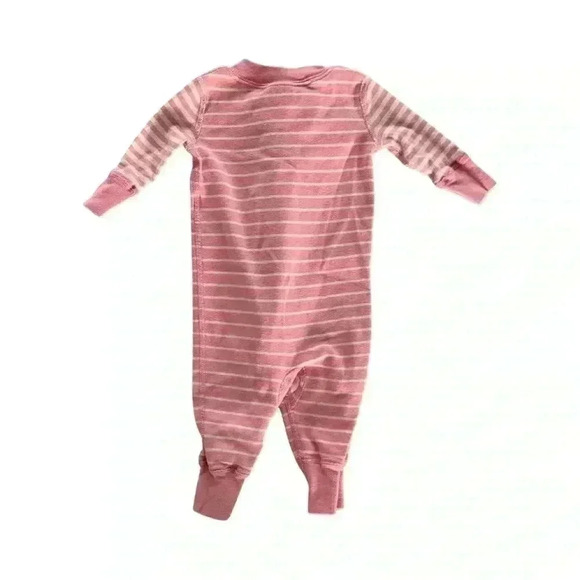 Hanna Andersson Organic Cotton Zipper Sleeper 0/6M - Picture 2 of 3